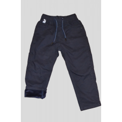 Синие,Утеплённые на флисе, Котоновые  брюки для мальчиков.Размеры 4-12.Фирма S&D